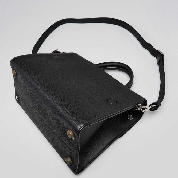 Christian Dior Black Pebbled Leather Medium Diorever Bag - Picture 2 of 11